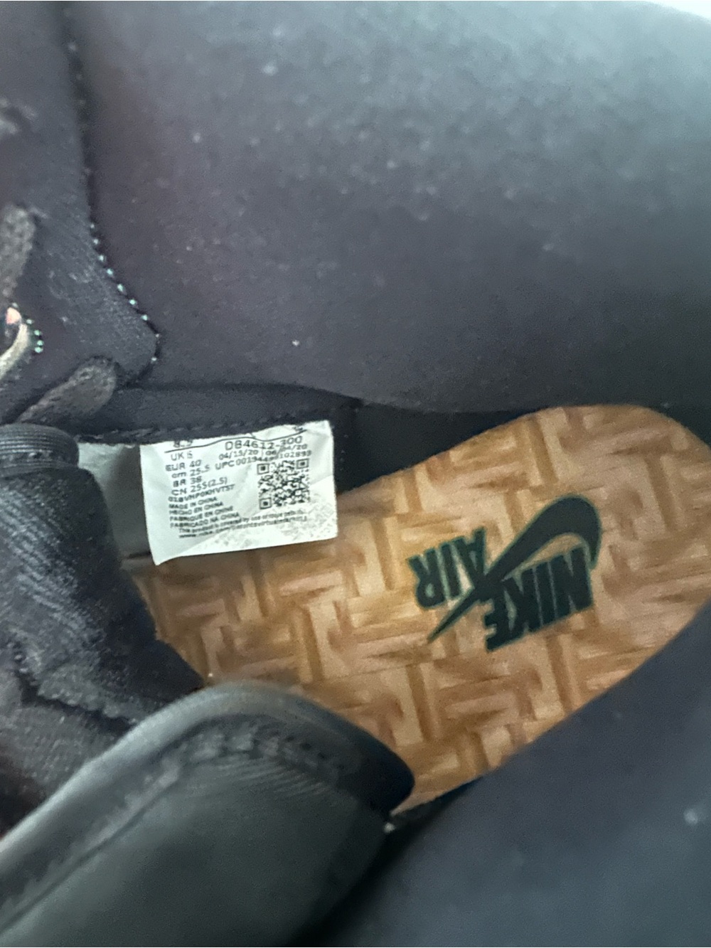 Nike Air Jordan 1 Retro High Lucky Green, Women Size 8.5 - Picture 9 of 10